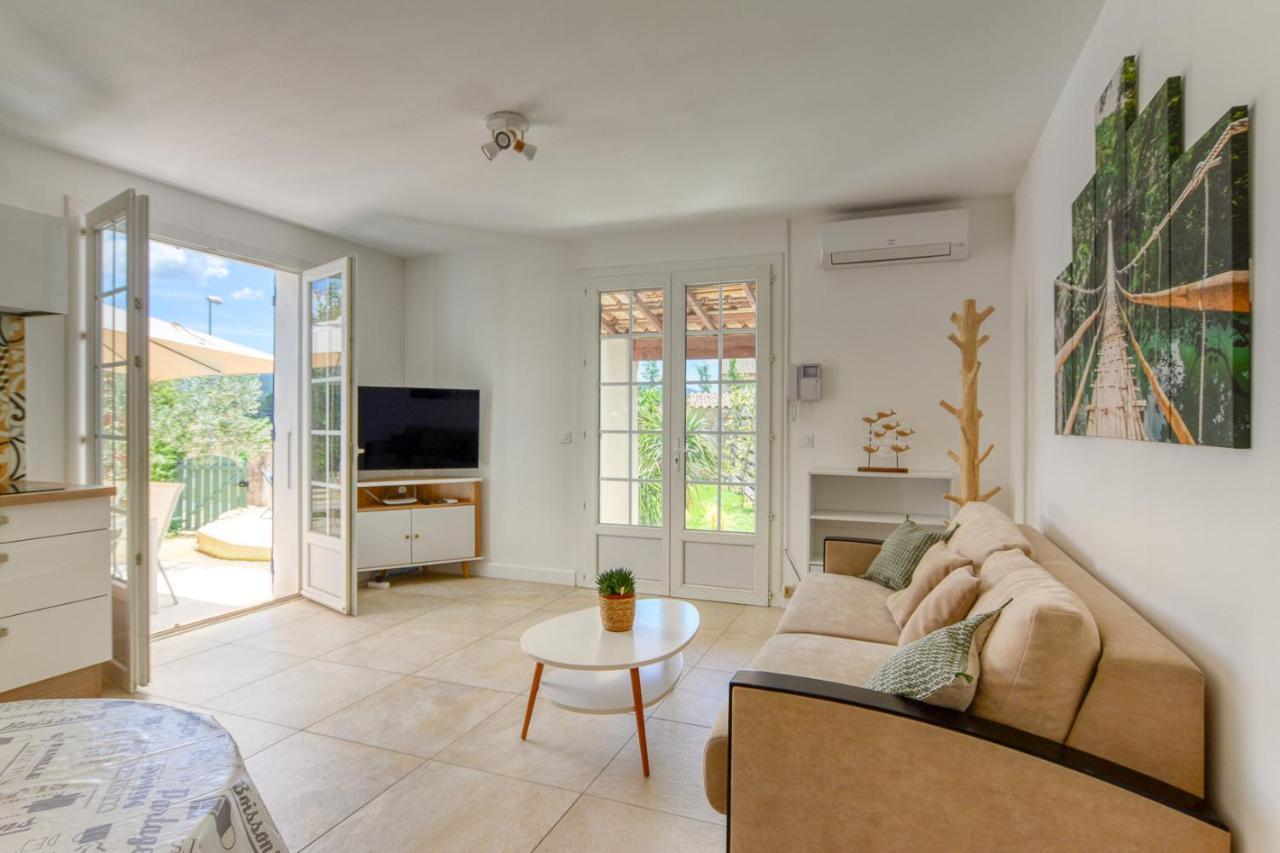 Villa T2 Independante Piscine Privee Jardin 布克贝尔航空 外观 照片